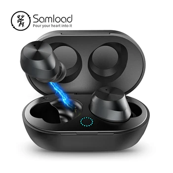 

Samload True wireless Stereo Headphones Games Bluetooth 5.0 Earbuds in ear Earphones with Mic Charging box For iPhone 6 7 8 X Xs