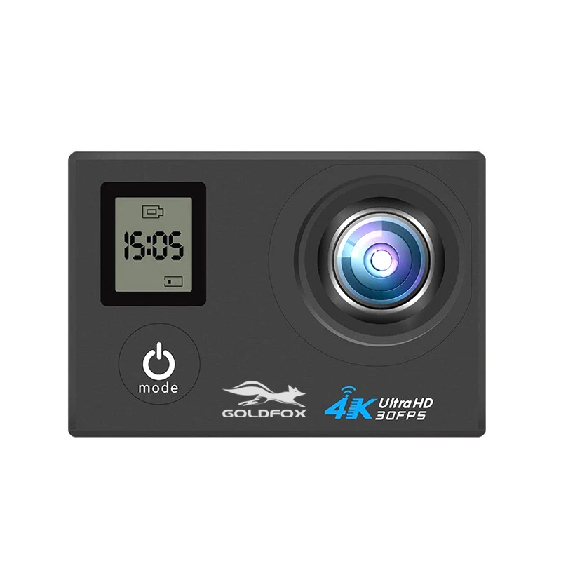 GOLDFOX H10 HD 4 K Спортивная Экшн-камера 30 м Водонепроницаемый 2," экран 1080 p спортивная DV камера 170 градусов go Экстремальный pro мини-камера