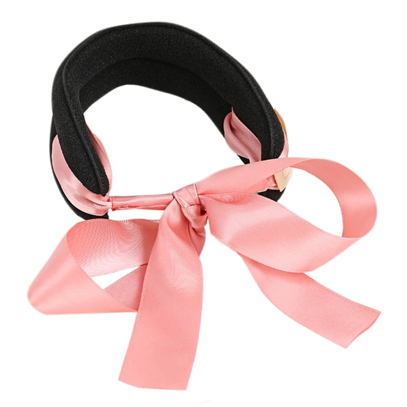 

Womens Hair Curls Bun Maker Ribbon Bowknot Bow Holder DIY Tool Bandeau Headband Headwear Accessories W77
