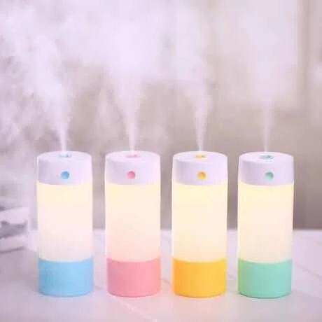 

Creative car ultrasonic humidifier, colorful night lights household aromatherapy diffuser, dedicated to add moisture