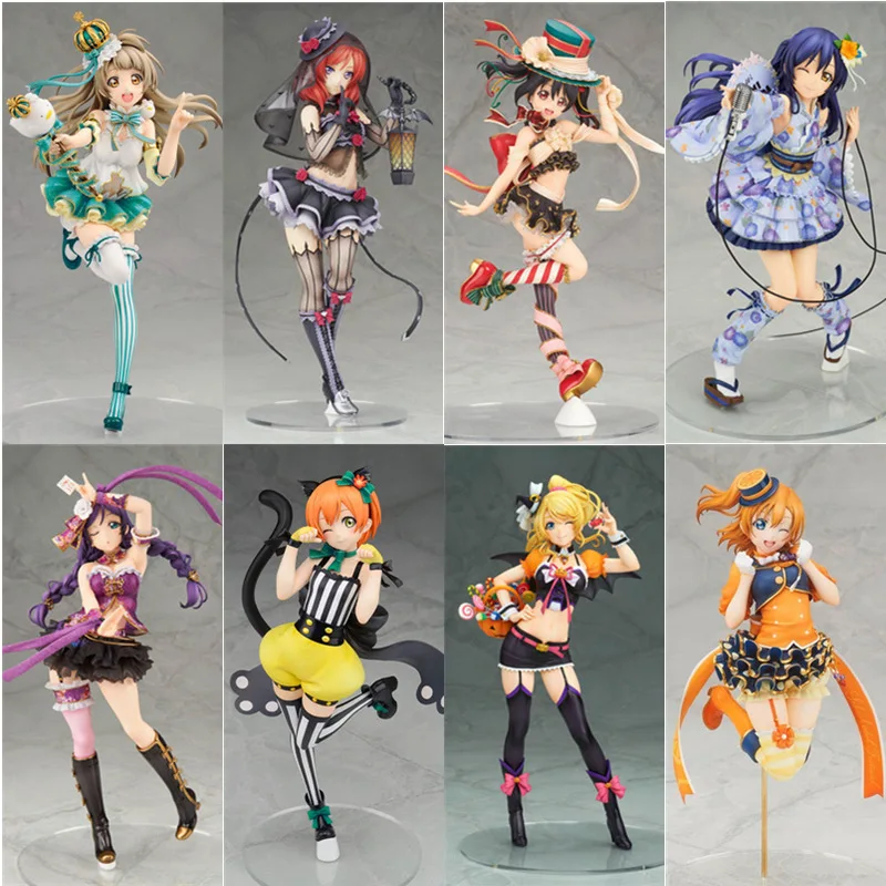 

13 styles LoveLive sunshine idol project anime figure Kousaka Honoka Ayase Eli Minami Kotori Sonoda Umi pvc 16-22CM 2019 new