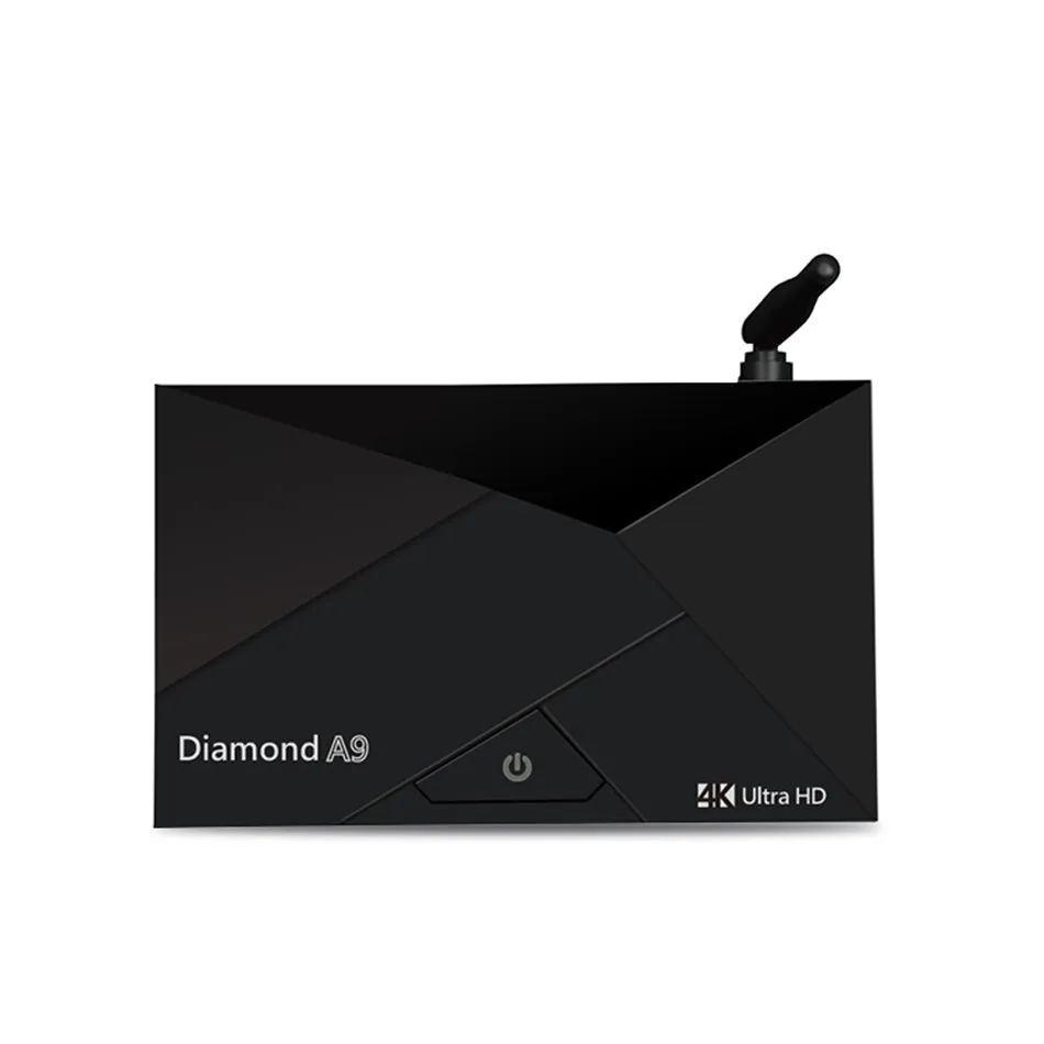 

Diamond A9 Set Top Box Rockchip RK3328 5G Dual WiFi Smart TV Box Android 7.1 2GB DDR3 16GB eMMC 4K Box External Antenna