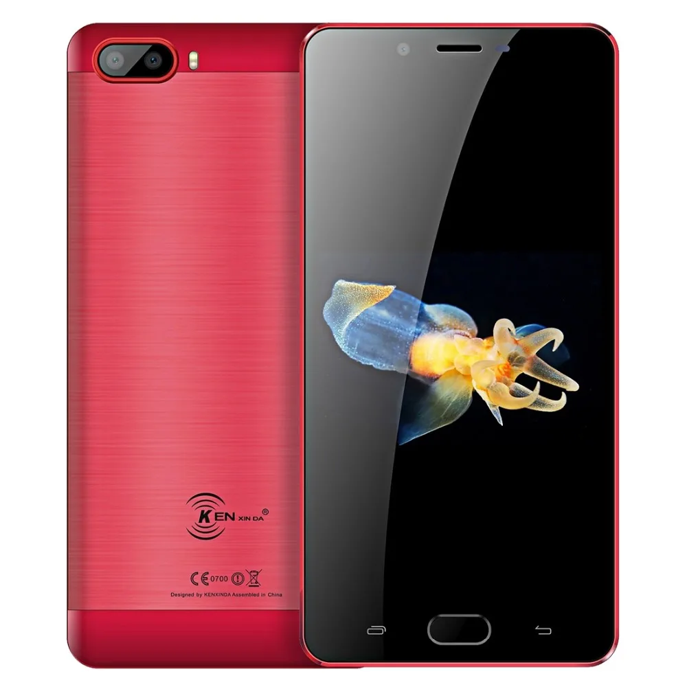 KENXINDA S9 смартфон с 5 дюймовым дисплеем четырёхъядерным процессором MTK6737 ОЗУ 2 Гб