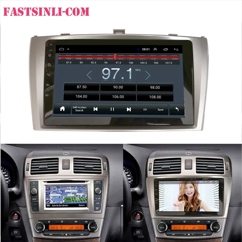 

Android8.1 Car 7inch Radio 2din multimedia Player GPS Navigation DVR For Toyota Avensis 2009-2015