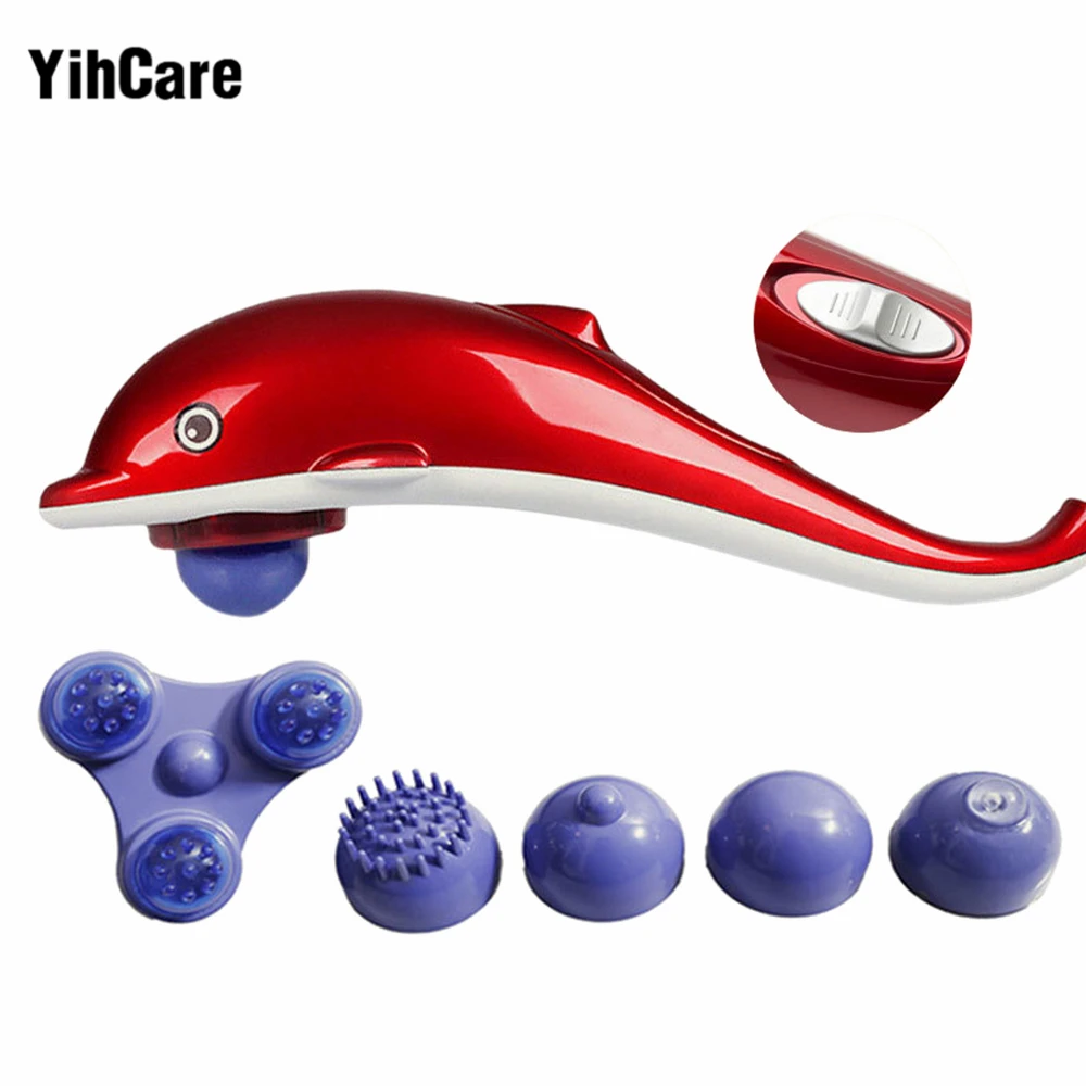 YihCare Dolphin Electric Neck Massager Infrared Massage Hammer