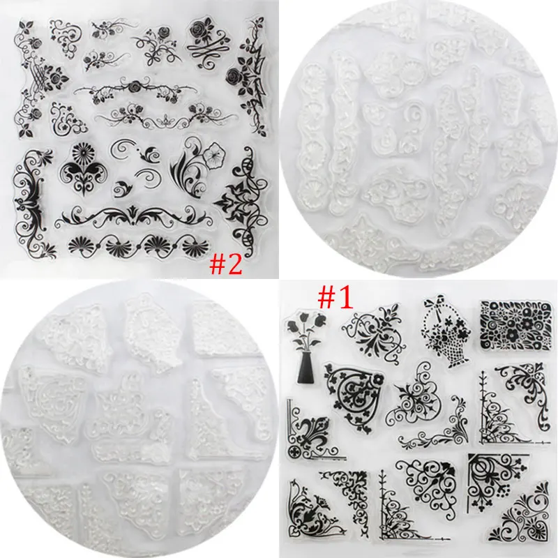

Stamp Flower Vine DIY Transparent Clear Scrapbooking Card Making Christmas Decoration 2016