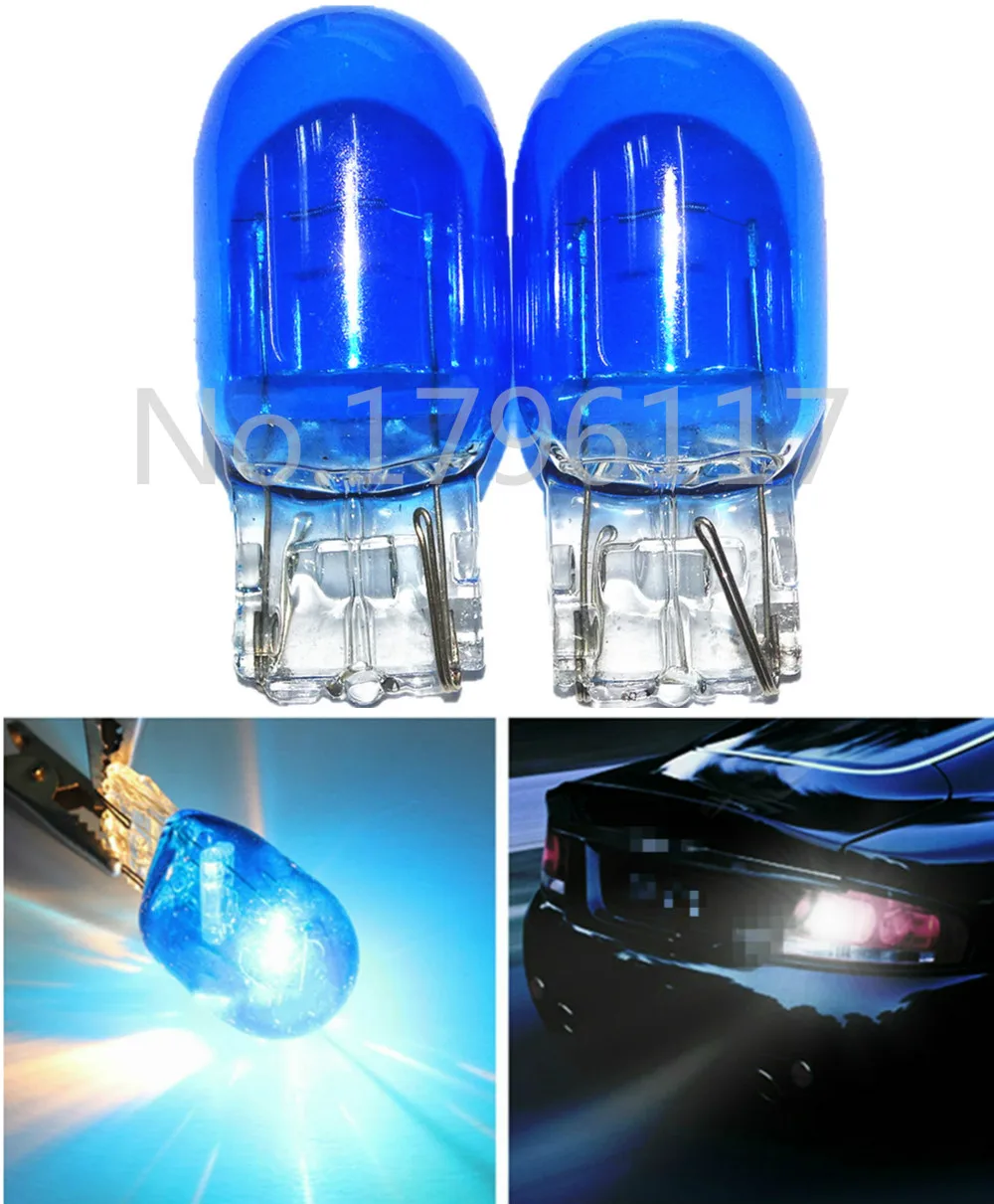 1881 7440 T20 W21W Blue Glass XENON Automobile Turn Signal 12V 21W
