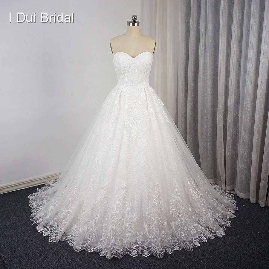 Sweetheart Ball Gown Unique Lace Wedding Dress Up High Sweetheart Ball Gown Unique Lace Wedding Dress Up High Quality Bridal Alibaba Drop Ship Robe De Mariage Vestido In Dresses From Weddings