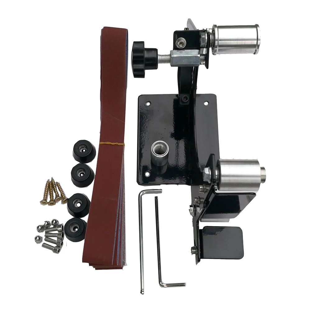 

M10 M14 Tools Mini Metal Woodworking DIY Adapter Converting Electric Angle Grinder Belt Sander Sanding Polishing Accessories