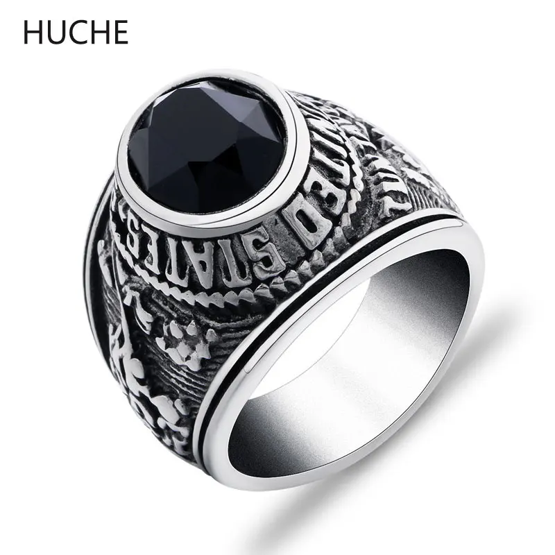 

Huche 2016 Top Fashion Men Finger Ring Stainless Steel United States Marines Rings Punk Party Jewelry Direct Selling ZBR080