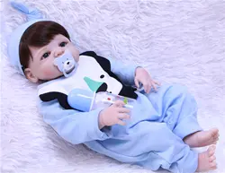 22 дюймов/55 см 100% Полный силиконовые reborn baby doll купать стильный ручной очаровательны playmate детские подарки bonecas Brinquedos игрушка