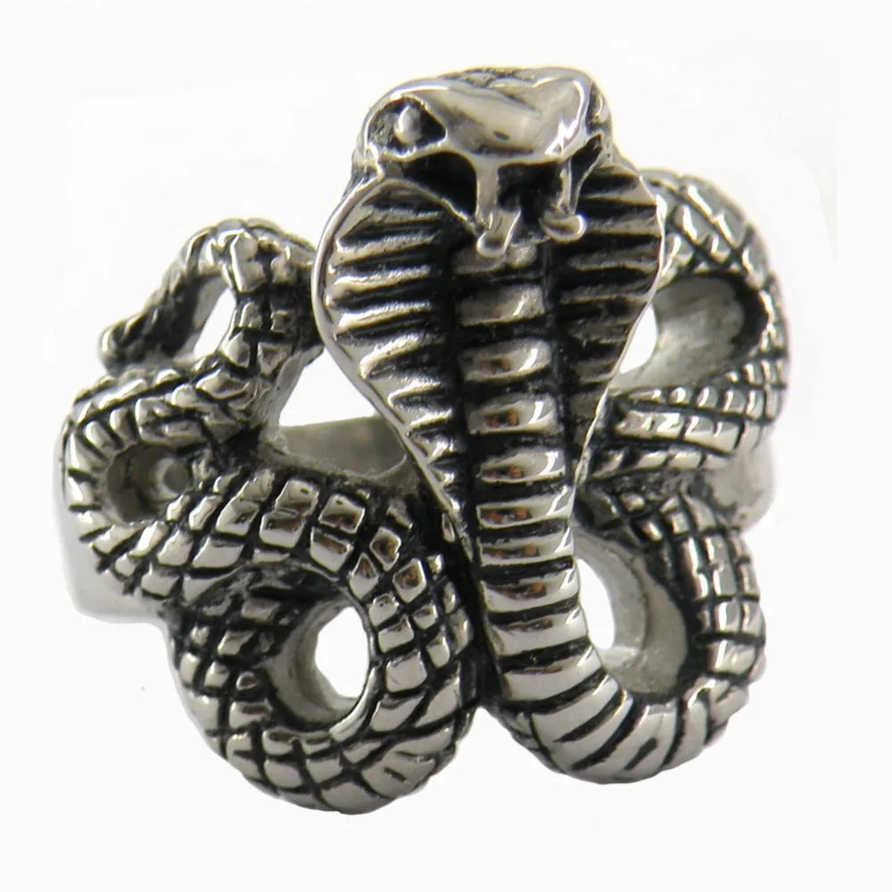 Кольцо из нержавеющей стали FANSSTEEL FSR09W97|snake ring|ring ringking ring |
