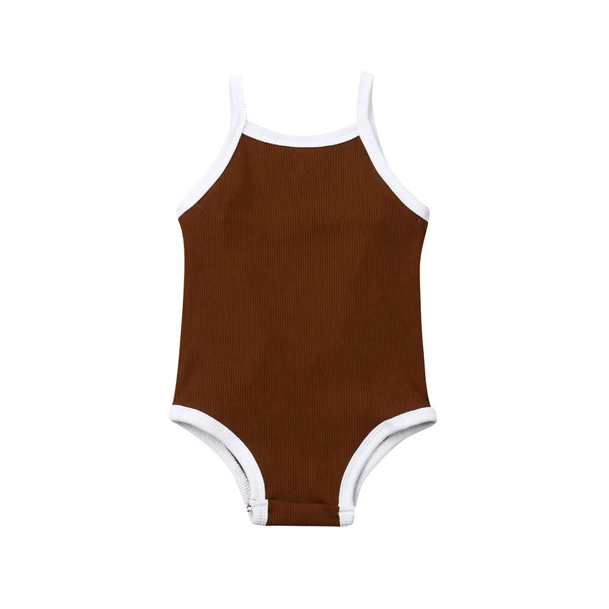 Pudcoco/вязаный Повседневный купальный костюм для маленьких девочек от 1 до 4 лет; купальный костюм на бретельках; летний купальный костюм; бикини; 3 цвета - Цвет: A