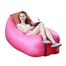 Lounge Sleep Bag Lazy Inflatable Beanbag Sofa Chair, Living Room Bean Bag Cushion, Outdoor Self Inflated Beanbag Furniture