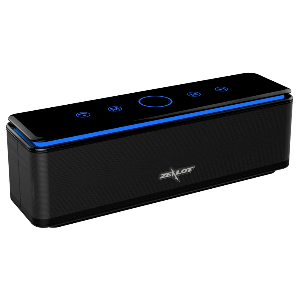 Bluetooth Колонка ZEALOT S7 с поддержкой и микрофоном 26 Вт|Портативные колонки| |