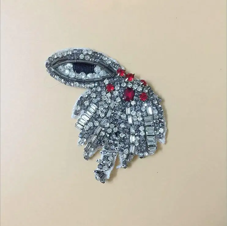 New 3D Handmade Rhinestone Patches for clothing DIY Star eyes medusa Jellyfish beaded applique Sewing Sequin Parches clothes | Дом и сад