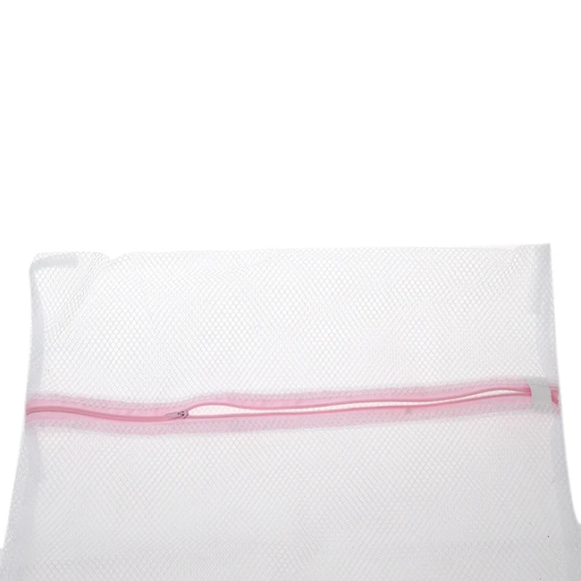 2020 New White Clothes Washing Machine Laundry Bra Aid Lingerie Zipper Mesh Net Wash Bag Pouch Basket Laundry Tools 3pcs/set