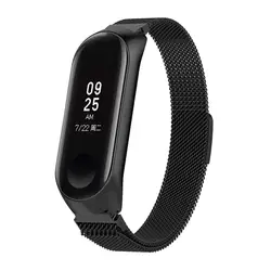 Ремешок на запястье для Xiaomi mi Band 3 mi lanese loop из нержавеющей стали браслеты mi band 3 Смарт-браслет часы ремешок металлический ремень аксессуары