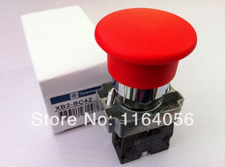 Xb2bc42c 1 Nc Momentary Mushroom Head Push Button Switch N C Red Button Switch Switch Matrixbutton Large Aliexpress