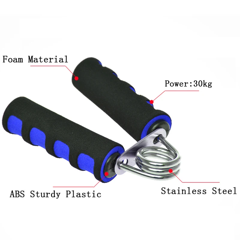 25-30kg Foam Hand Grip Carpal strengthen Expander Fitness Forearm Arms Muscle Finger Gripper Trainer Strength Fitness Equipment