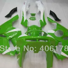 94-97 ниндзя ZX-6R обтекатель комплект для Ninja ZX6R 1994-1997 ZX 6R 94 95 96 97 зеленый и белый мотоцикл обтекатели