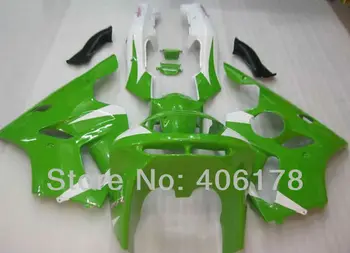 

94-97 Ninja ZX-6R Fairing kit For Ninja ZX6R 1994-1997 ZX 6R 94 95 96 97 Green and white Motorcycle Fairings