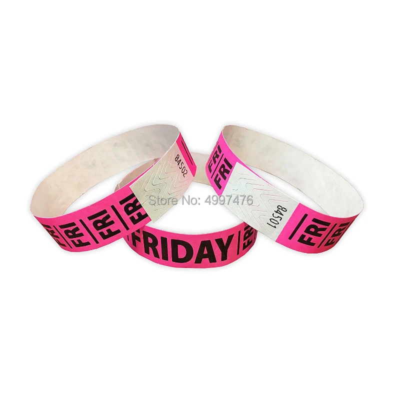 Fri Sat Sun Party wristband