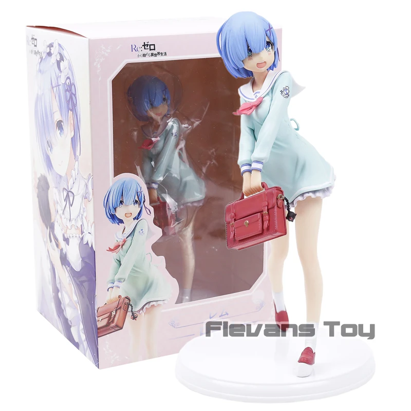 Re:Life в другом мире от Zero Action Figure аниме модель Rem школьная форма Ver.dolls декоративная