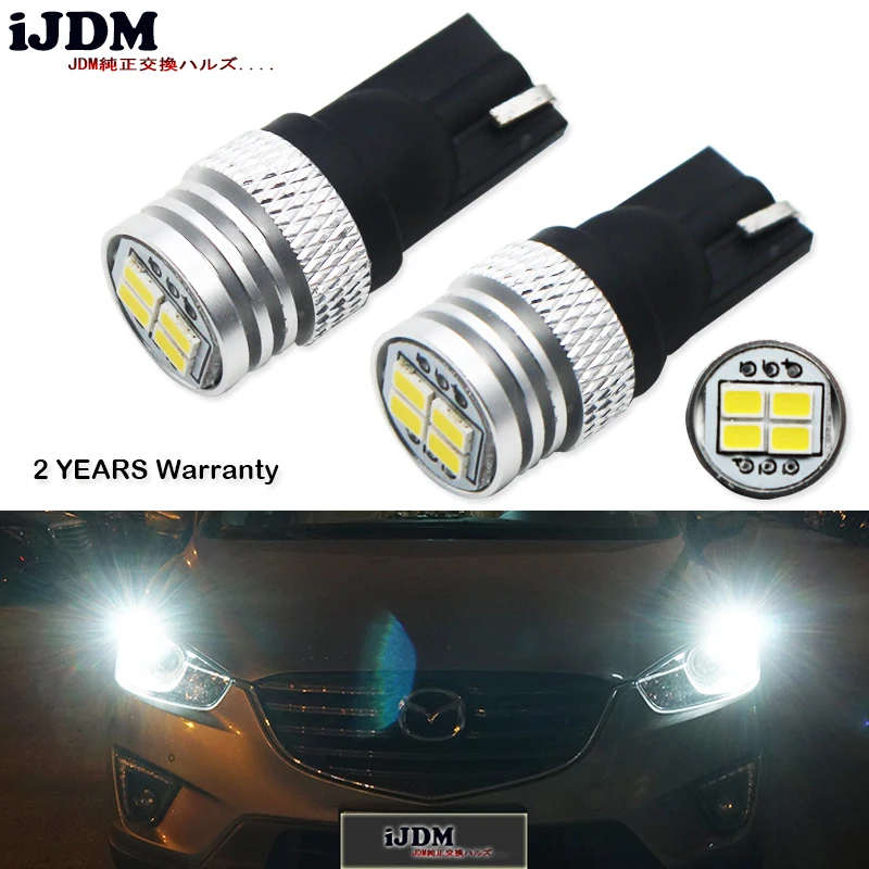 IJDM T10 LED Canbus W5W 194 168 светодиодный автомобильная парковочная лампа для номерного