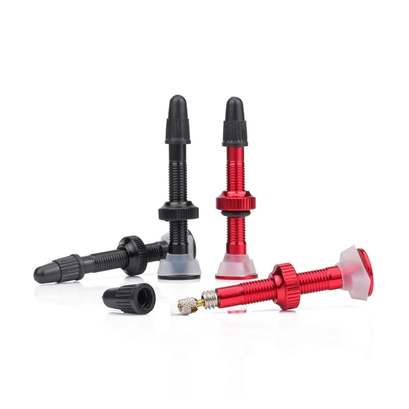AGEKUSL 40mm Vacuum Bicycle Valve Road MTB Bike No Tubes Tubeless