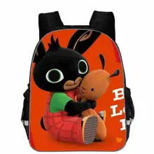 Аниме Bing кролик печати рюкзак школьные для мальчиков для девочек детский школьный рюкзак мультфильм девочка рюкзак с возможностью крепления к тележке enfant детский сад