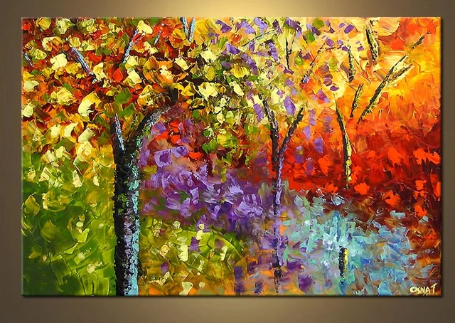 2016 Hot sale canvas painting hand painted wall art