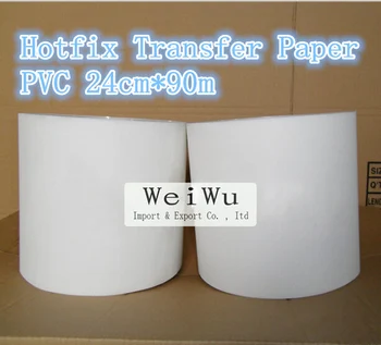 

High Quality PVC Hotfix Transfer Paper Motif Paper 24cm*90m Use For Rhinestones Hot Fixed Picture