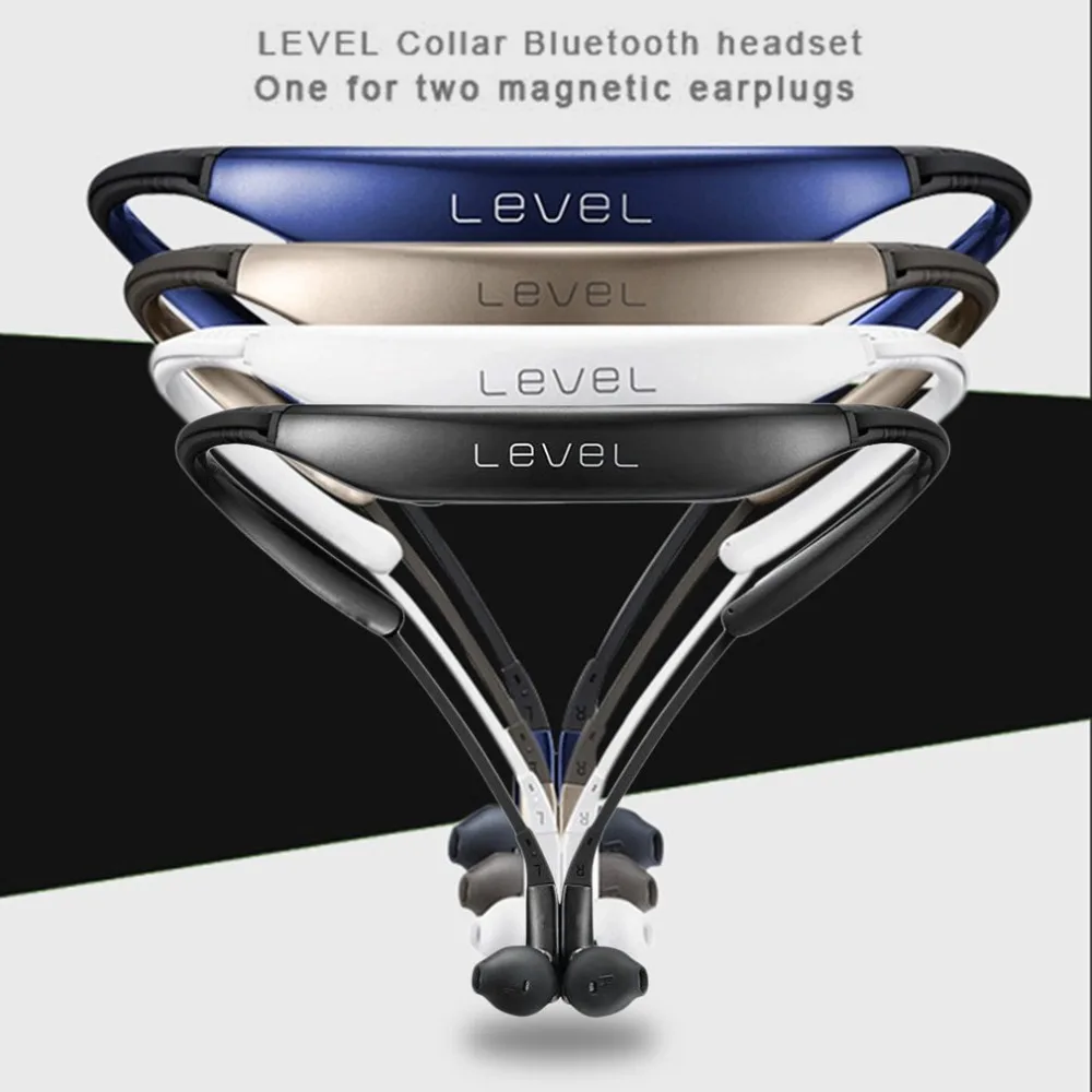 

In-ear Earphone Level U Bluetooth 4.1 Headphone Noise Cancelling Headphone Wireless Neck Headsets Earphone Support A2DP HSP HFP