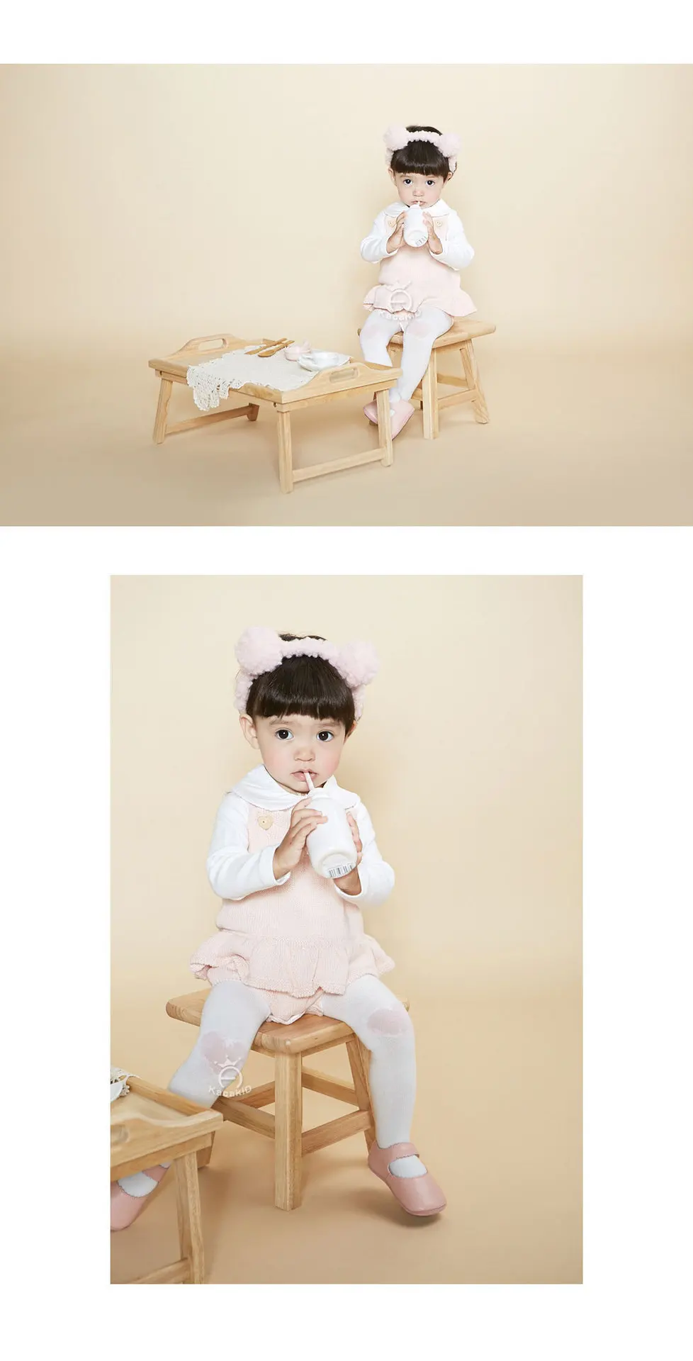 Kacakid/Новые весенние колготки для маленьких девочек; милые колготки на коленях для девочек; детские Нескользящие хлопковые колготки