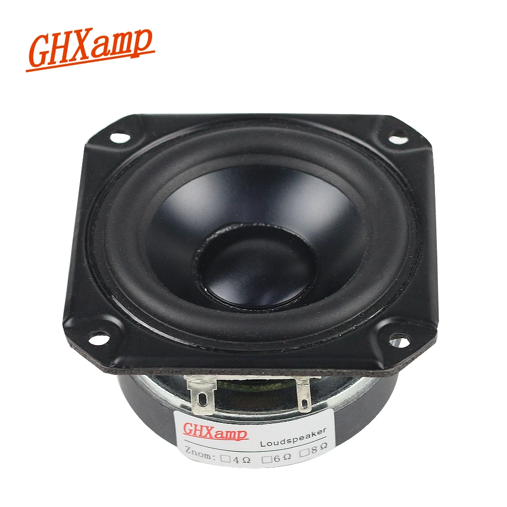 GHXAMP 3 INCH 4OHM 40W Full Range Speaker Rubber Tweeter Midrange Woofer Low frequency For Peerless Speaker Bluetooth DIY GHXAMP 3 INCH 4OHM 40W Full Range Speaker Rubber Tweeter Midrange Woofer Low frequency For Peerless Speaker Bluetooth DIY