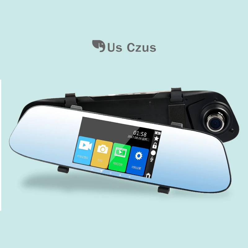 

Full HD 1080P Car Dvr Camera Rear View Camera Mirror Digital Video Recorder Dual Lens Registratory Camcorder registrar