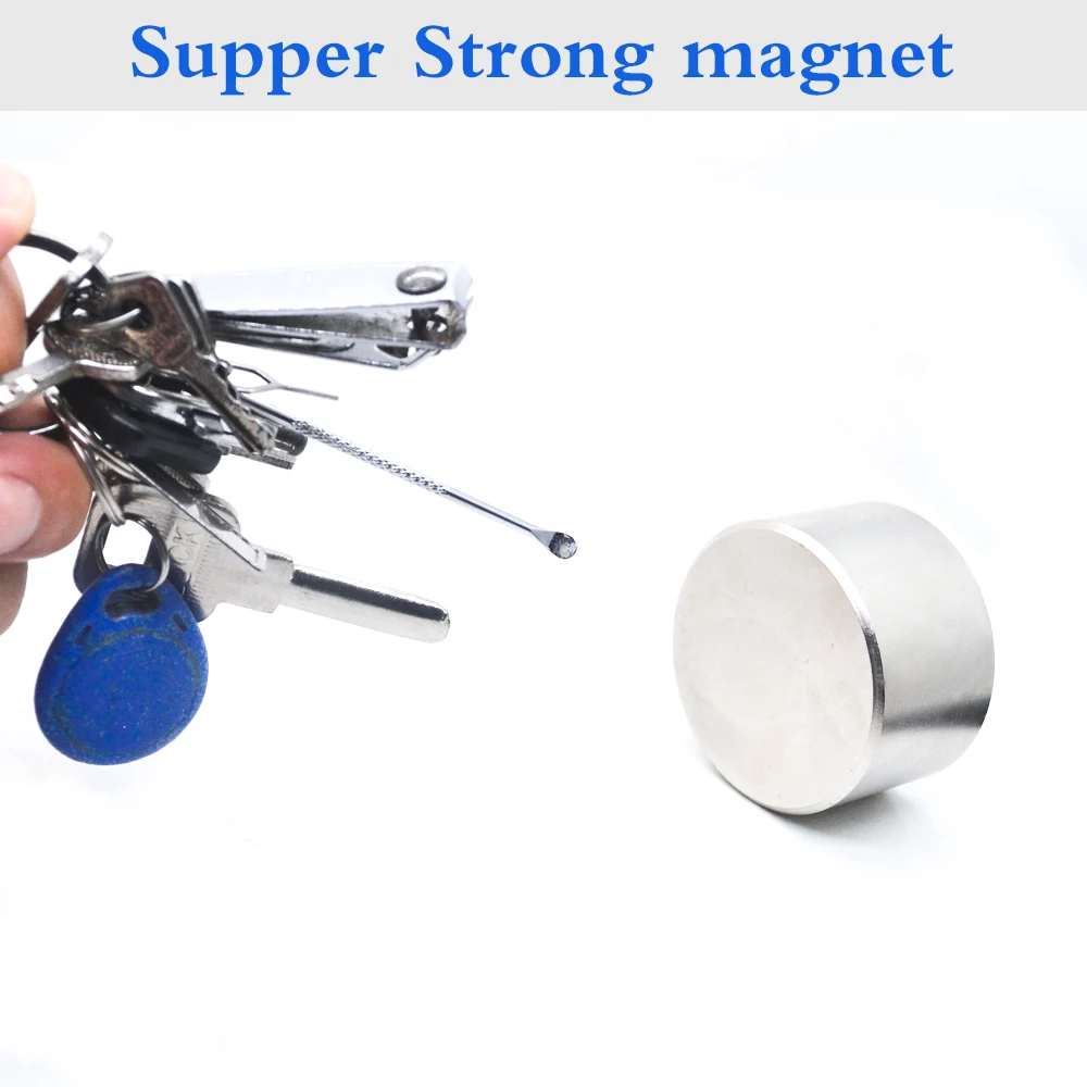 

Neodymium magnet 50x30 N52 rare earth super strong powerful round welding search magnet 50*30mm gallium metal electromagnet