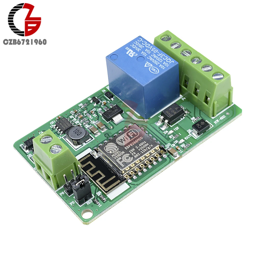 DC 12V ESP8266 ESP-12F ESP12F беспроводной Wifi модуль 220V 10A релейный модуль 802.11b/g/n 2,4 GHz