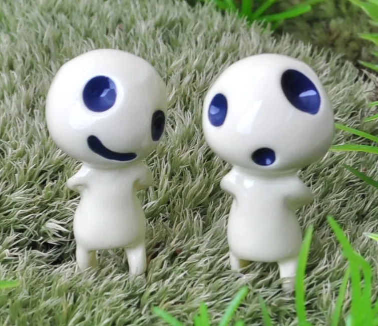 Hayao Miyazaki принцесса Mononoke подставка сидячие елки дух Kodama Садоводство Горшечное