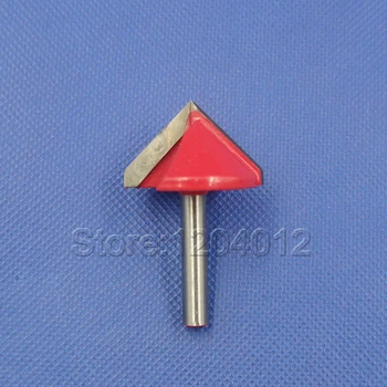 

5pcs CNC Engraving 3D Bits Router 90 Degree 6mm x 32mm V Groove 3d cnc router bits for Acrylic PVC MDF