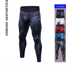 OA Для мужчин's Pro Фитнес тренировочные трико 3D Печать Slim Fit эластичные дышащие узкие брюки Бодибилдинг быстросохнущая брюки для бега