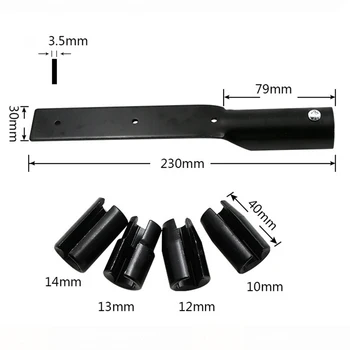 

Multi-function Black Integrated Ceiling Rapid Socket Wrench Nut Thread Hanger Rod Quick Installation of Artifact