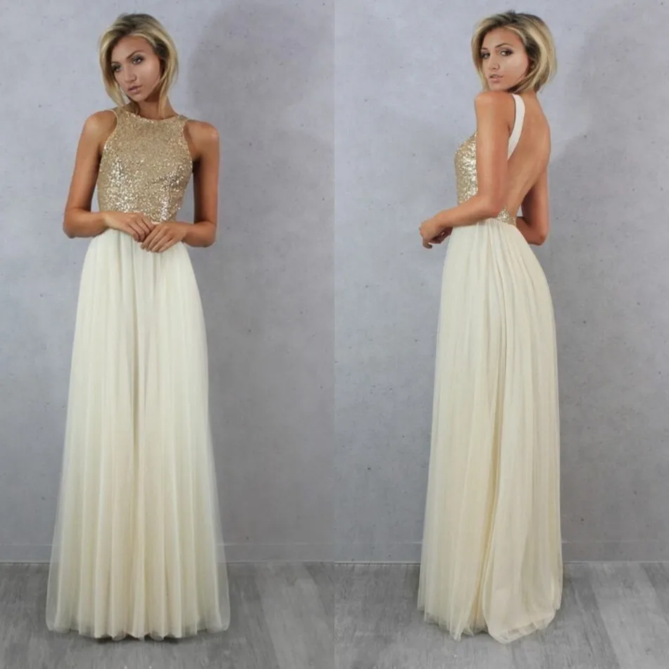 Sexy Top in Tulle Champagne Oro Sequin Abiti Da Damigella D'onore Vestiti  Da Partito Convenzionale 2016 Lungo Abiti Da Festa di Nozze|gold sequin  bridesmaid dress|sequin bridesmaid dressesbridesmaid dresses cheap -  AliExpress