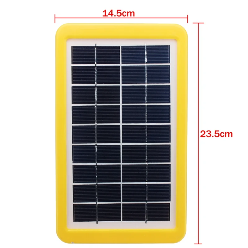 Billig LEORY 2x1 W Birne + DC 9V 3W Solar Panel Ladegerät Tragbare Hause Im Freien Solar lade Generator Power Generation Energie