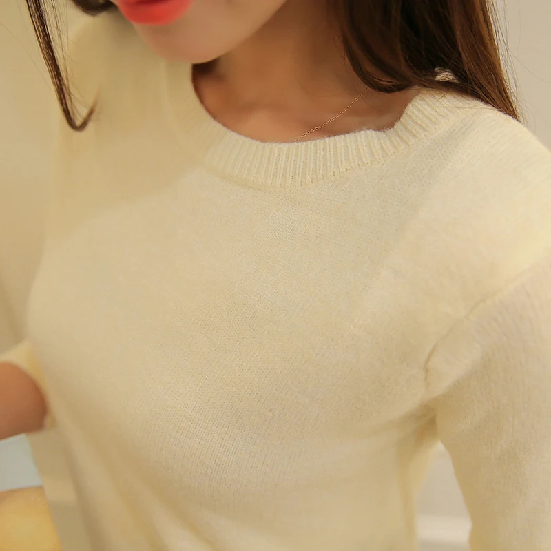 

PEONFLY Autumn Winter Sweater Female Knitted Jersey Jumper Women Cashmere Pullover Tricot Pull Femme