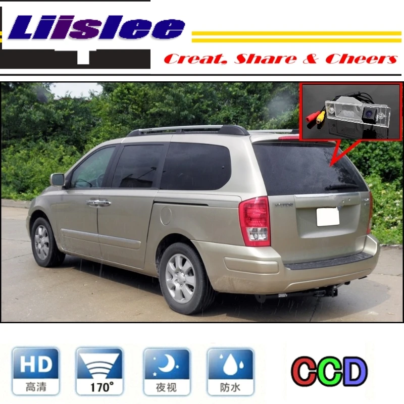 Liislee автомобиля Камера для hyundai Entourage 2006~ 2009 заднего вида Резервное копирование Камера для PAL/NTSC Применение | RCA
