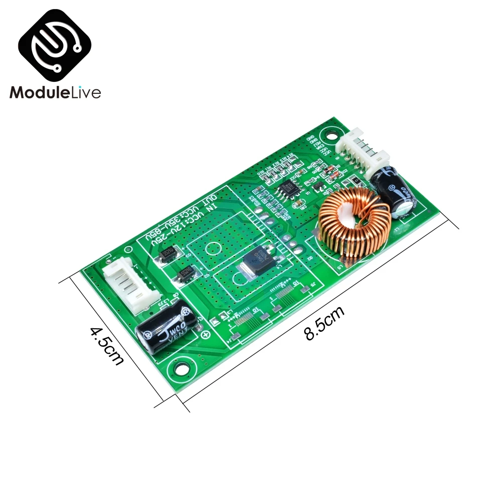 14-37 дюймов светодиодный lcd Универсальный ТВ ПОДСВЕТКА постоянный ток плата драйвер повышающий Повышающий Модуль 10,8-24 В до 15-80 в