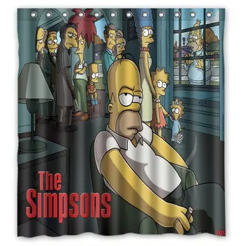 

TV show style Shower Curtain Waterproof Fabric Shower Curtain