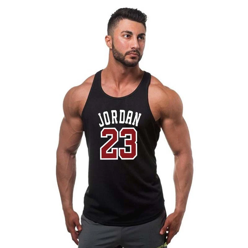 

2018 New Mens tank top high quality men Cotton Sleeveless shirt bodybuilding vest Fitness new brand tracksuits muscle clothes